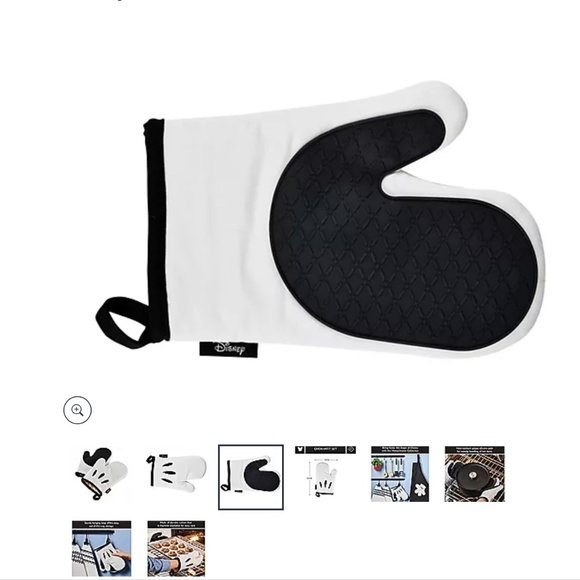 Disney Home Monochrome 2-pc. Mickey Glove Oven Mitt Set - Picture 4 of 7
